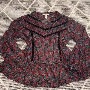 Matilda Jane Long Sleeve Floral Top